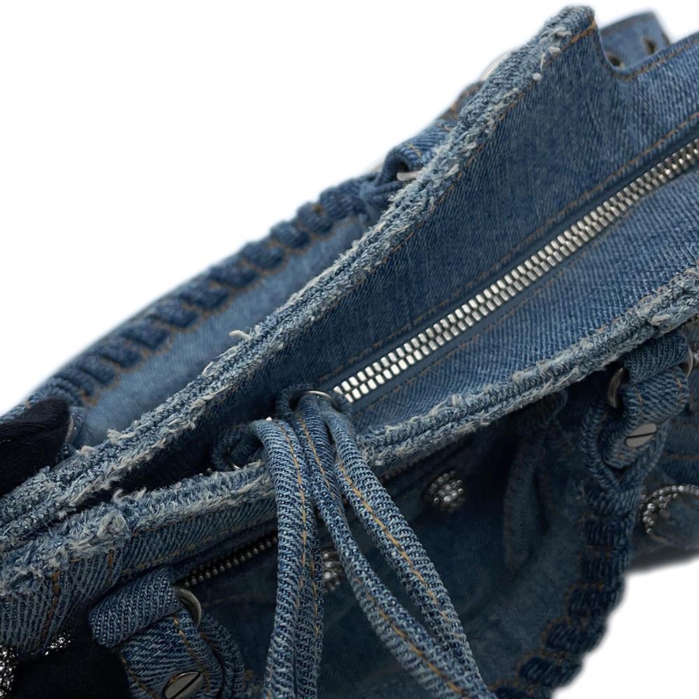 Balenciaga Neo Cagol XS Denim Handbag Shoulder Bag - Picture 8 of 12